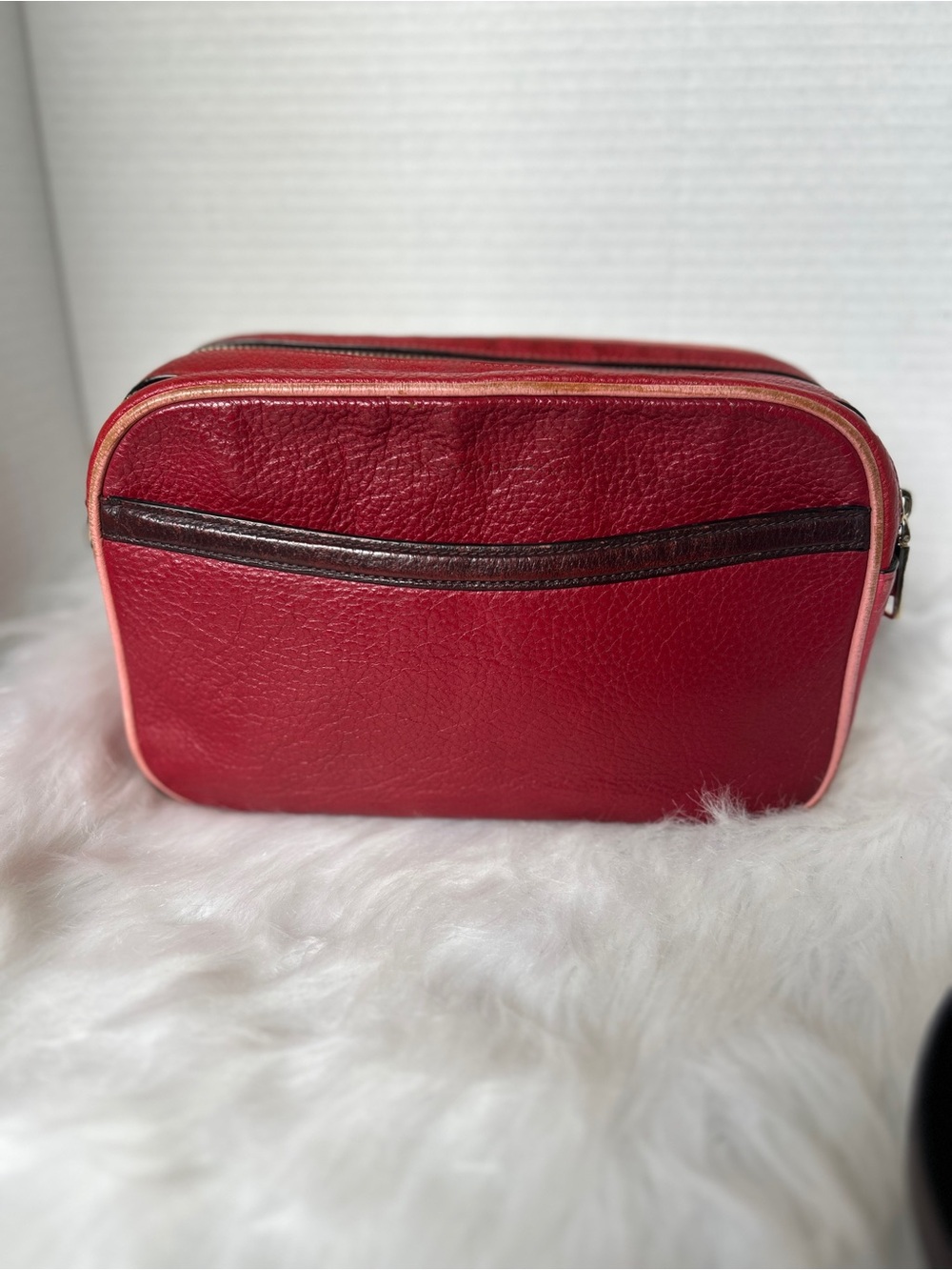 Coach Colorblock Pebbled Leather Camera Bag with Strap - Picture 4 of 15